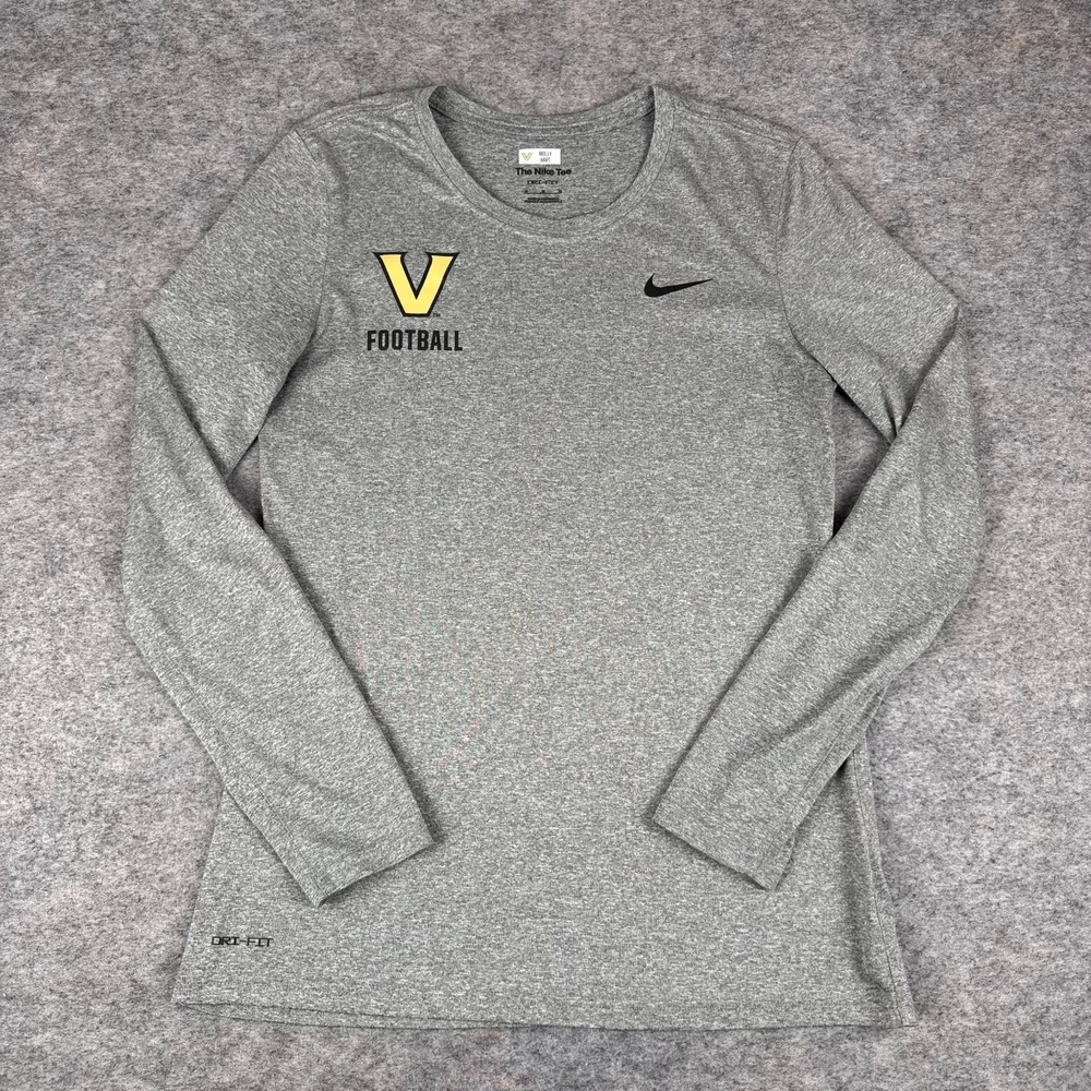 Nike Dri Fit Vanderbilt Commodores‎ Football T-Shirt Team Issue Womens Medium M